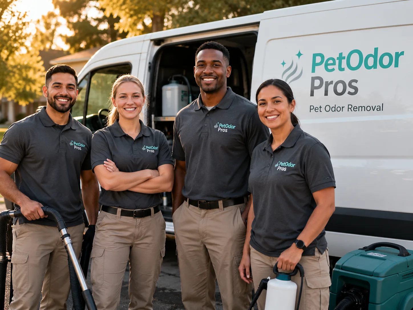 Pet Odor Removal team serving Bannister, MI
